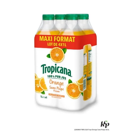 Pur jus Orange Sans pulpe