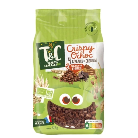 Céréales riz soufflé au chocolat Bio