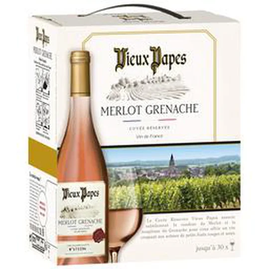 Merlot Grenache, vin rosé