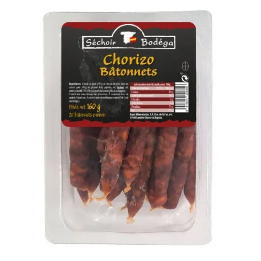 Chorizo en bâtonnet