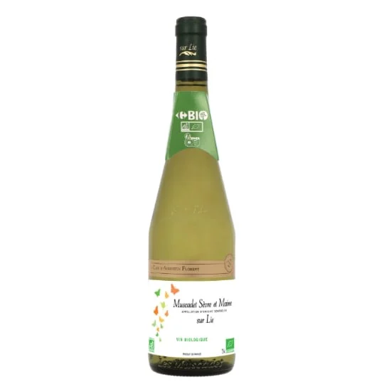 Vin Blanc Val de Loire AOP Muscadet Sèvre et Maine sur Lie Bio