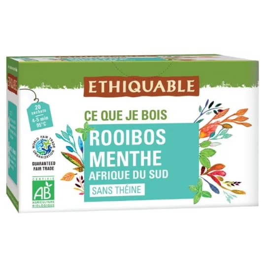 Rooibos menthe sans théine