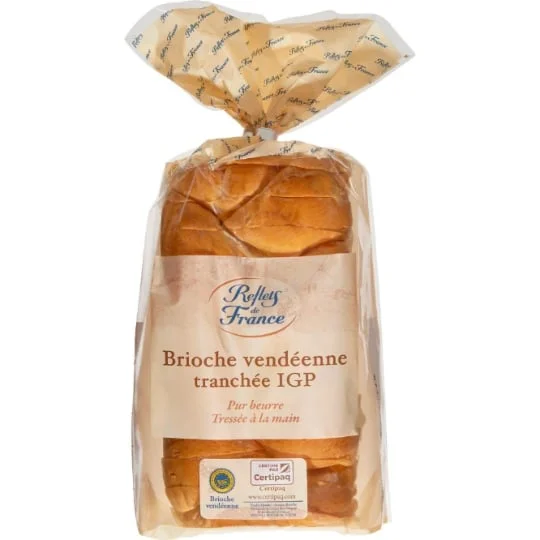 Brioche vendéenne tranchée IGP