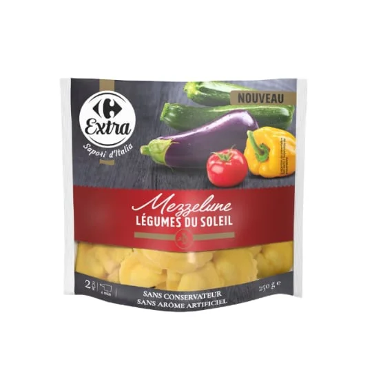 Pâtes fraîches Mezzelune légumes CRF EXTRA