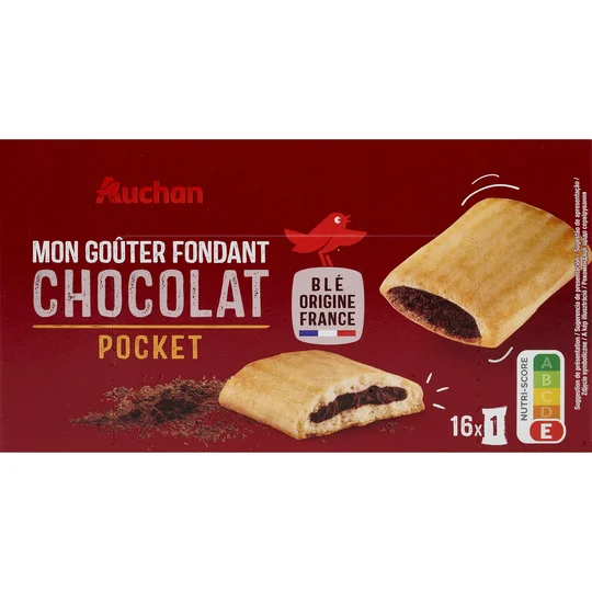 Biscuit fourré au chocolat sachets individuels