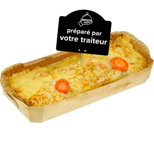 Plat cuisiné gratin légume familial