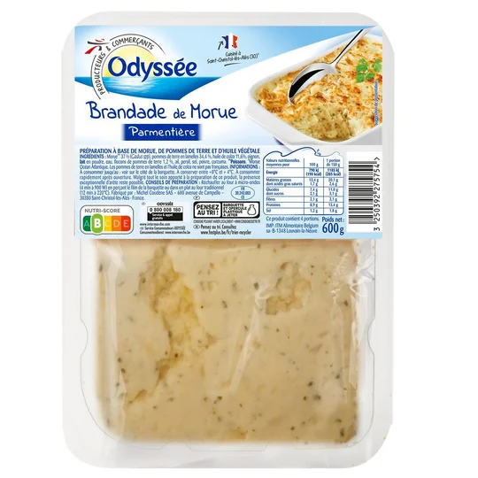 Brandade de morue parmentière