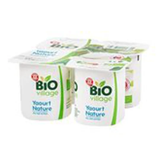 Yaourts lait entier nature Bio