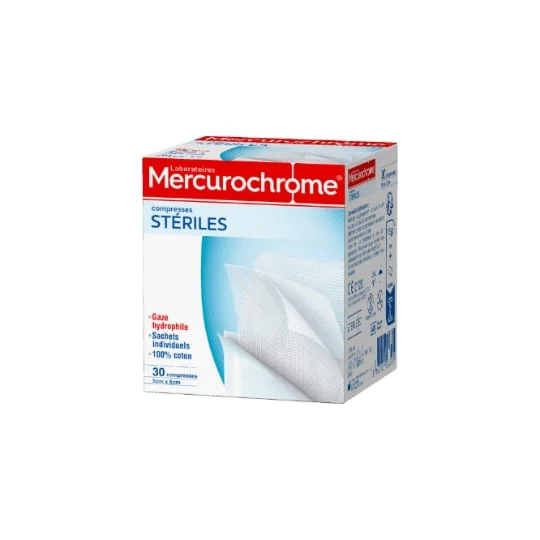 Compresses Stériles 20x20cm - x30