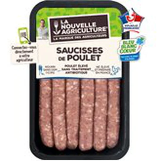 Saucisses poulet x6
