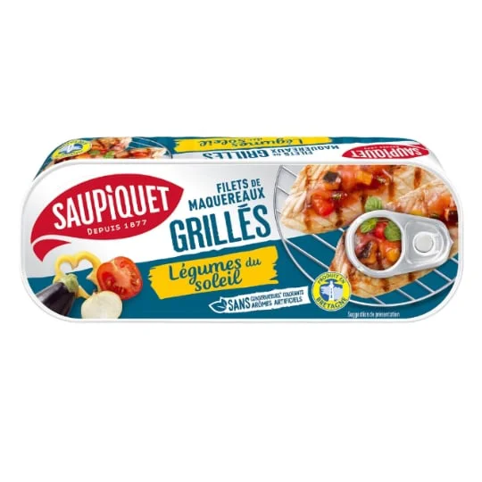 Filets de maquereaux grillés légumes du soleil