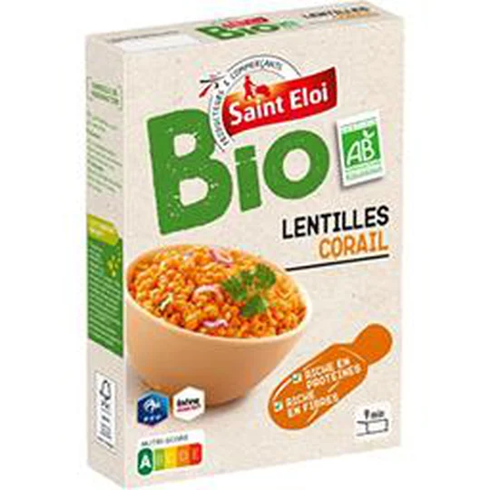 Lentilles corail BIO