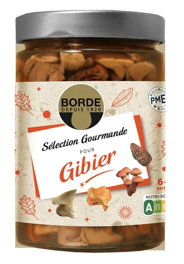 Champignons en bocal Pour gibier