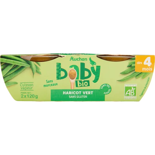 Bol haricots verts dès 4 mois