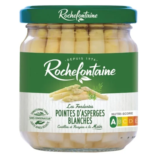 Pointes d'asperges blanches