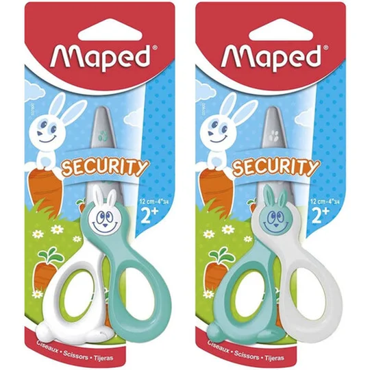 Ciseaux à bouts ronds Lames Plastiques Kidcut 12cm