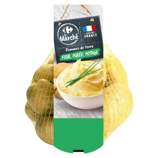 Pommes de terre de consommation four, purée, potage