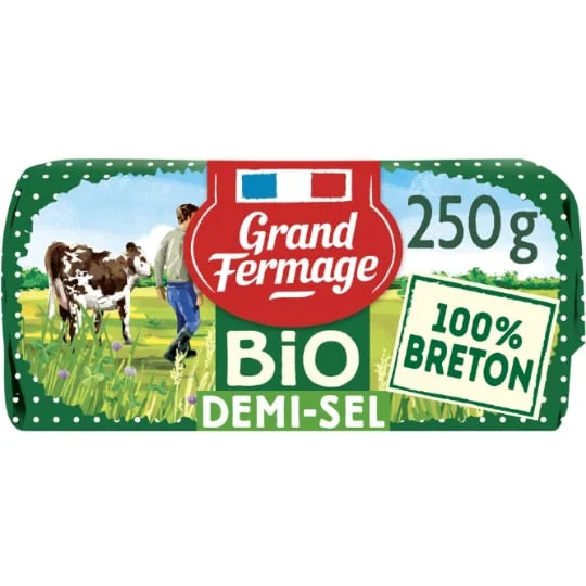 Beurre Demi-sel Bio Moulé