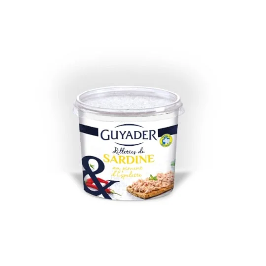 Rillette de sardine au piment d'Espelette