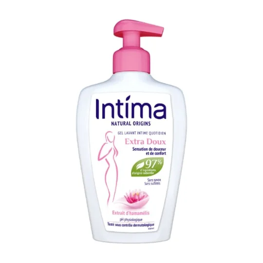 Gel Intime Lavant Extra Doux Extrait D'Hamamélis