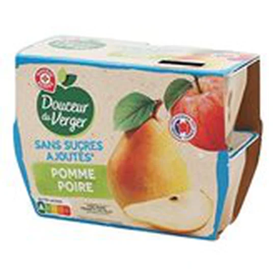 Dessert fruitier pomme poire s/sucre