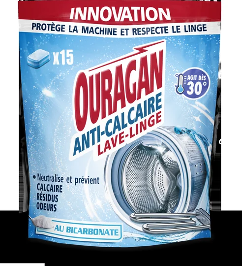 Tablettes lave-linge Anti calcaire