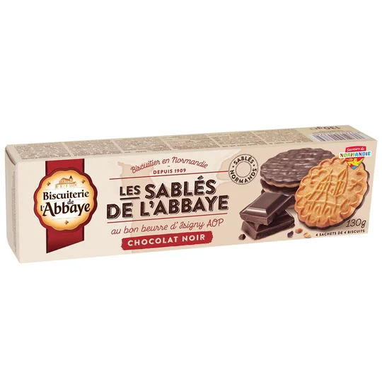 Biscuits sablés Chocolat noir