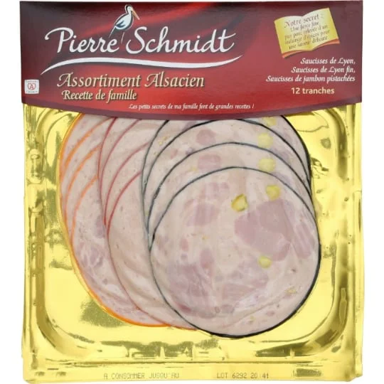 Plateau de charcuterie assortiment alsacien