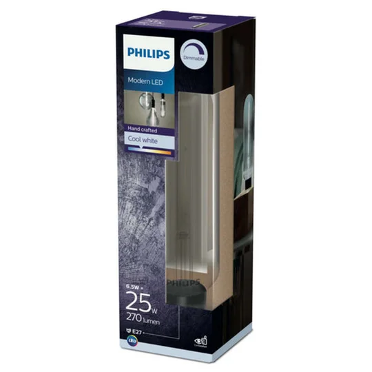 Ampoule filaments E27 6,5W-40W blanc froid intensité variable