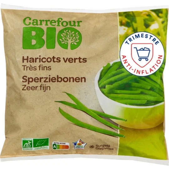 Haricots verts bio très fins