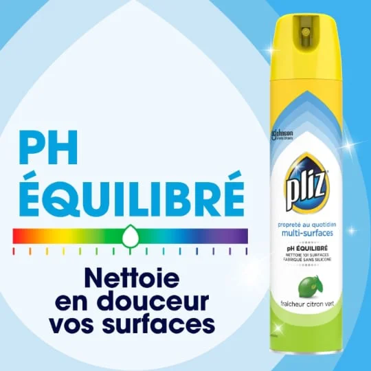 Nettoyant Ménager Multi-Surfaces Parfum Fraîcheur Citron Vert