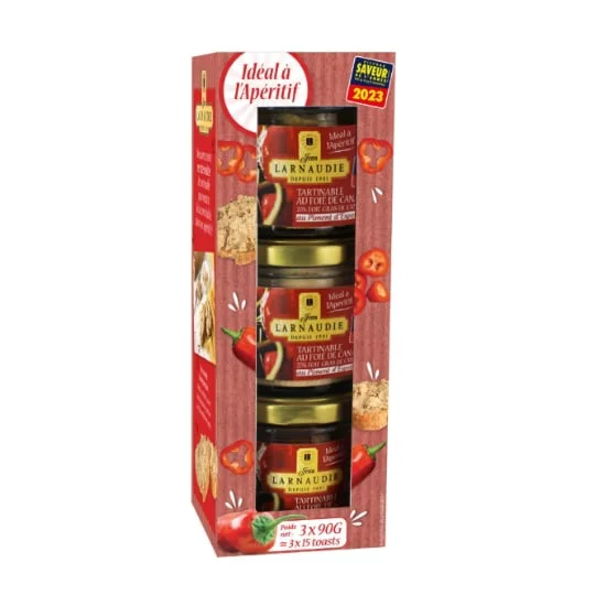 Tartinable de foie gras de canard et piment