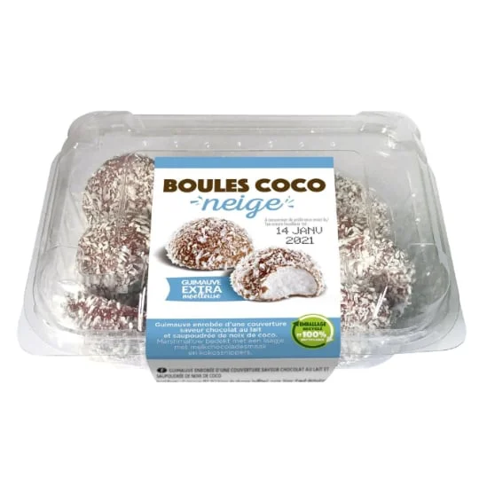 Boules coco neige