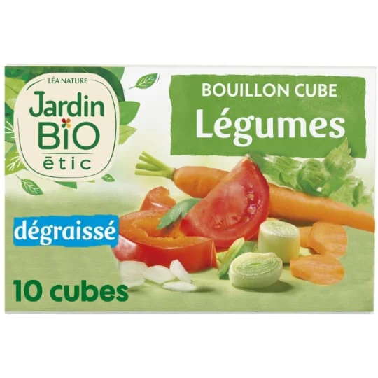 Bouillons de cubes légumes dégraissé Bio