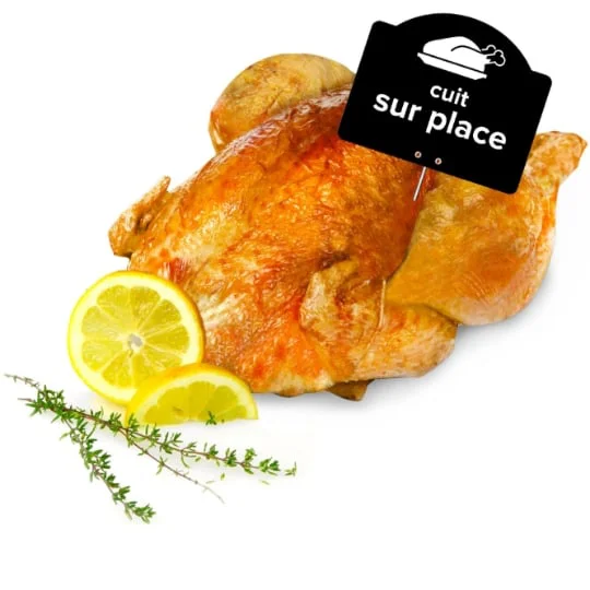 Poulet rôti saveur thym citron