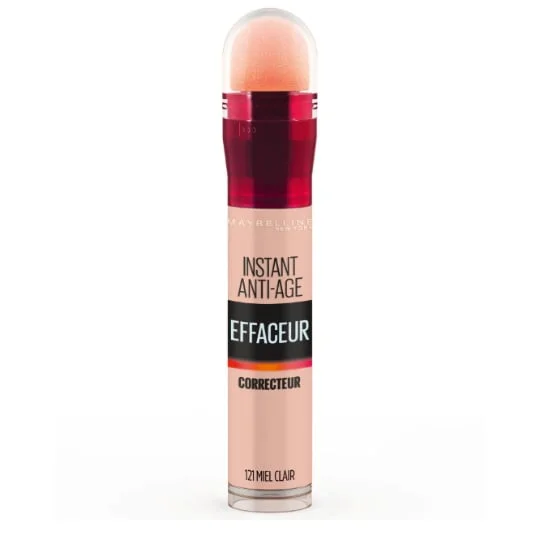 Correcteur Anti-Cernes L'Effaceur Instant Anti-Age 121 Miel Clair New York MAYBELLINE