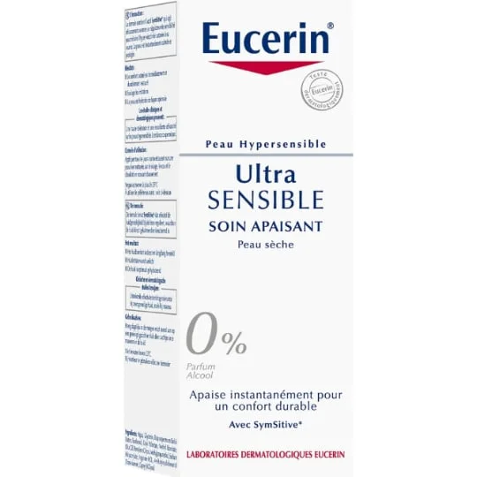 Soin visage ultra sensible apaisant peau sèche