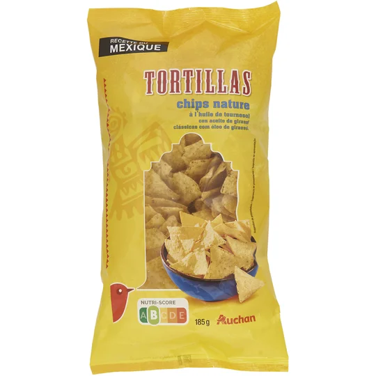 Tortillas nature à l'huile de tournesol