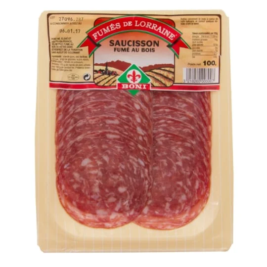 Saucisson fumé au bois