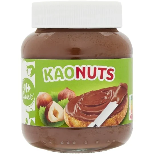 Pâte à tartiner aux noisettes Kaonuts