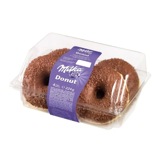 Donuts fourrées au chocolat