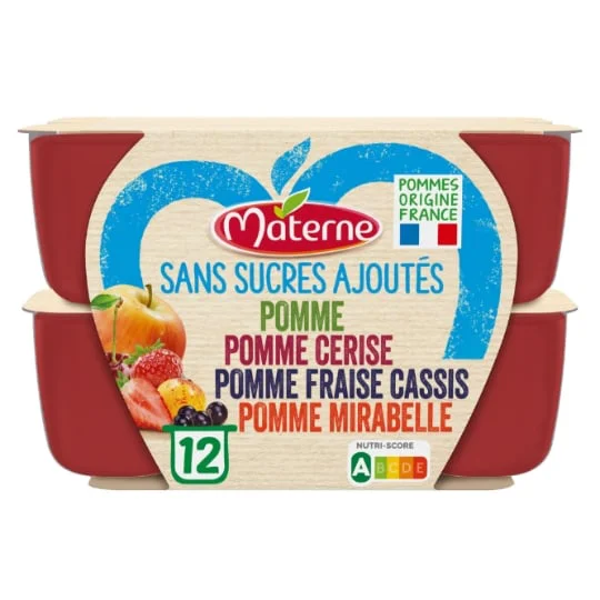 Compote 4 parfum s/s ajoutés