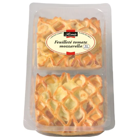 Feuilletés tomates mozzarella - x2