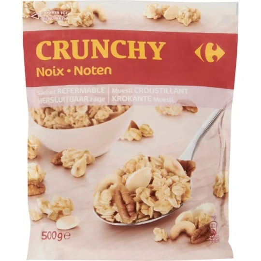 Céréales Muesli Crunchy aux noix