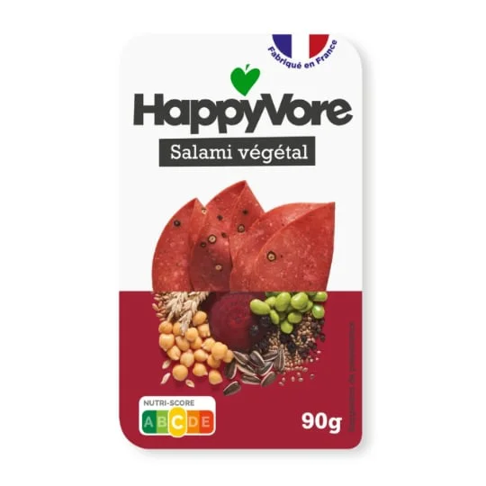 Salami poivre végétal