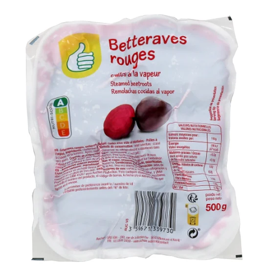 Betteraves rouges entières cuites