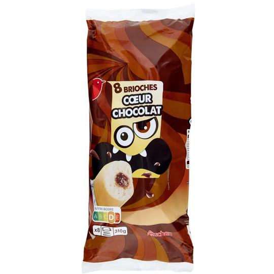 Brioches fourrées au chocolat