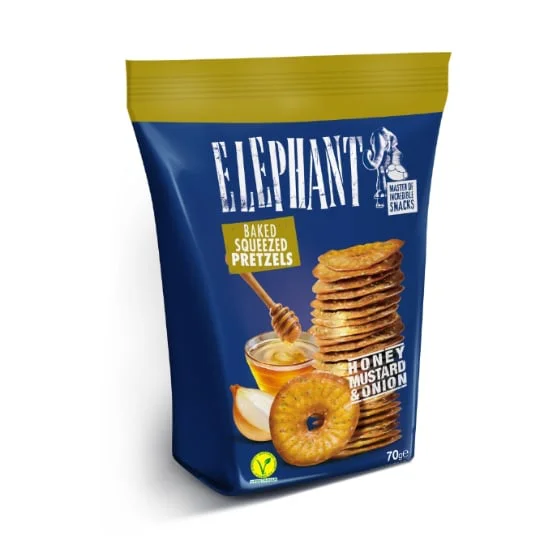 Bretzels au miel moutarde et oignon Elephant