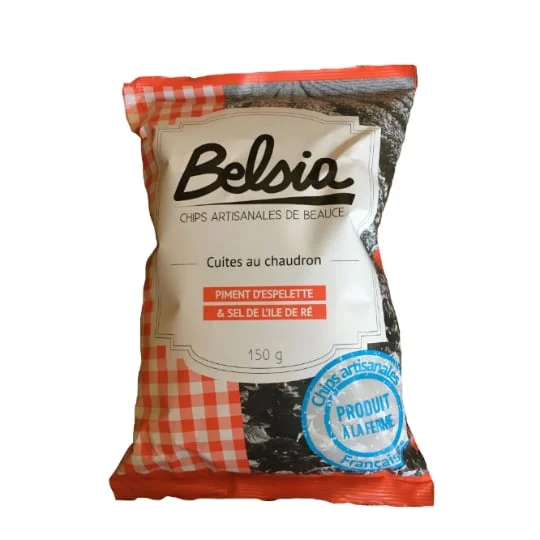 Chips piment Espelette/sel sans gluten