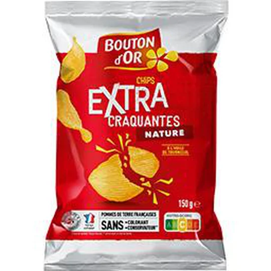 Chips extra craquantes nature